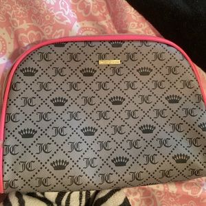 Juicy Couture makeup bag, included free benefit makeup bag